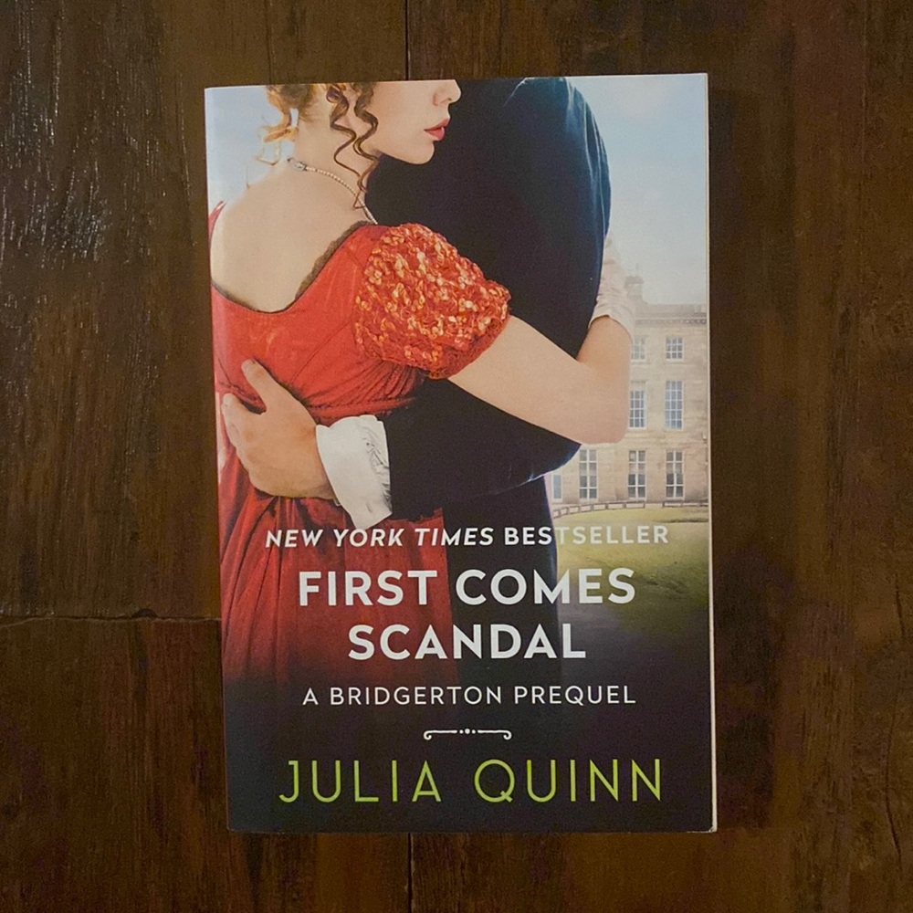 NWT First Comes Scandal a Bridgerton Prequel by Julia Quinn